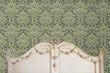 Load image into Gallery viewer, Victorian grey damask fabric peel and stick wallpaper