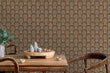 Load image into Gallery viewer, Vintage retro Mid century modern geometric peel and stick wallpaper
