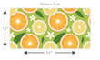 Load image into Gallery viewer, Retro vintage citrus fruit orange and green peel and stick wallpaper