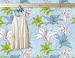 Load image into Gallery viewer, Botanical Wallpaper, Lily Wallpaper, Flower Wallpaper, Floral Wallpaper, Peel and Stick Wallpaper, Fabric Wallpaper
