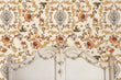 Load image into Gallery viewer, Victorian vintage floral fabric peel and stick wallpaper