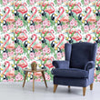 Load image into Gallery viewer, Clarendon Gardens Tropical Flamingo Peel and Stick Wallpaper