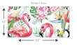 Load image into Gallery viewer, Clarendon Gardens Tropical Flamingo Peel and Stick Wallpaper