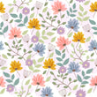 Load image into Gallery viewer, Blue and yellow vintage floral fabric peel and stick wallpaper