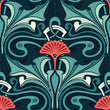 Load image into Gallery viewer, Blue Victorian floral fabric peel and stick wallpaper