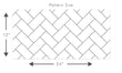 Load image into Gallery viewer, Farmhouse subway tile herringbone fabric peel and stick wallpaper