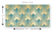 Load image into Gallery viewer, Art Deco Wallpaper, Art Nouveau Wallpaper, Geometric Wallpaper, Antique Wallpaper, Peel and Stick Wallpaper, Fabric Wallpaper