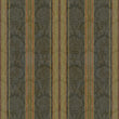Load image into Gallery viewer, Antique blue and gold striped damask fabric peel and stick wallpaper