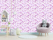 Load image into Gallery viewer, Purple squares geometric girl room fabric peel and stick wallpaper