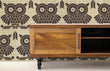 Load image into Gallery viewer, Cottage woodland owl fabric peel and stick wallpaper