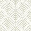 Load image into Gallery viewer, Antique Art Deco grey geometric fabric peel and stick wallpaper
