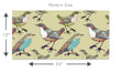 Load image into Gallery viewer, Bird cottage farmhouse fabric peel and stick wallpaper