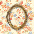 Load image into Gallery viewer, Victorian antique pink floral fabric peel and stick wallpaper