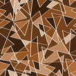 Load image into Gallery viewer, Brown retro Mid-century Modern geometric fabric peel and stick wallpaper
