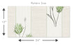 Load image into Gallery viewer, Botanical cottage farmhouse linen look fabric peel and stick wallpaper