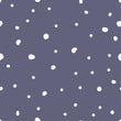 Load image into Gallery viewer, Grey and white Scandinavian Nordic polka dot fabric peel and stick wallpaper