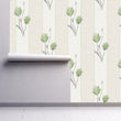 Load image into Gallery viewer, Botanical cottage farmhouse linen look fabric peel and stick wallpaper