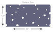 Load image into Gallery viewer, Grey and white Scandinavian Nordic polka dot fabric peel and stick wallpaper