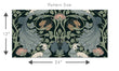Load image into Gallery viewer, Antique Art Nouveau black and blue bird fabric peel and stick wallpaper pattern size graphic