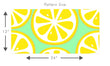 Load image into Gallery viewer, Vintage retro yellow lemon fruit fabric peel and stick wallpaper pattern size graphic