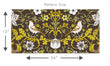 Load image into Gallery viewer, Victorian antique Art Nouveau bird garden fabric peel and stick wallpaper pattern size graphic