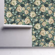 Load image into Gallery viewer, Oren Gardens Antique Flower Garden Peel and Stick Wallpaper
