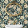 Load image into Gallery viewer, Oren Gardens Antique Flower Garden Peel and Stick Wallpaper