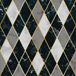 Load image into Gallery viewer, Black and grey vintage Art Deco geometric fabric peel and stick wallpaper sample
