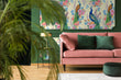 Load image into Gallery viewer, Aberdalgie Gardens Botanical Peacock Chinoiserie Peel and Stick Wallpaper