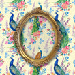 Load image into Gallery viewer, Aberdalgie Gardens Botanical Peacock Chinoiserie Peel and Stick Wallpaper