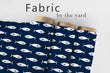 Load image into Gallery viewer, Nautical Fabric, Beach House Material, Lake House Decor, Coastal Design, Tropical Pattern, Fish Textiles, Fabric By the Yard