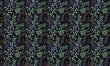 Load image into Gallery viewer, Botanical Fabric, Garden Material, Woodland Textiles, Plants Design, Rainforest Cloth, Dark Moody Pattern, Fabric By The Yard