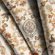 Load image into Gallery viewer, Victorian Fabric, Chinoiserie Material, Antique Textiles, Floral Bird Design, Botanical Cloth, Vintage Fabric, Fabric By The Yard