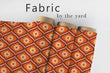 Load image into Gallery viewer, Retro Fabric, Vintage Material, Floral Textiles, Geometric Design, Bold Cloth, Maximalist Fabric, 1970s Pattern, Fabric By The Yard