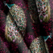 Load image into Gallery viewer, Chinoiserie Fabric, Victorian Material, Floral Textiles, Peacock Design, Gothic Cloth, Fantasy Fabric, Moody Pattern, Fabric By The Yard