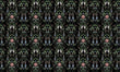 Load image into Gallery viewer, Victorian Fabric, Fairytale Material, Woodland Animals Design, Dark Floral Pattern, Moody Cloth, Cottagecore Textiles, Fabric By the Yard