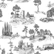Load image into Gallery viewer, Toile Fabric, Victorian Material, Antique Textiles, French Countryside Design, Vintage Cloth, European Pattern, Fabric By The Yard