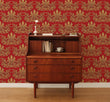 Load image into Gallery viewer, Blenheim Terrace Damask Victorian Wallpaper
