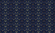 Load image into Gallery viewer, Art Deco Fabric, Navy and Gold Material, Geometric Textiles, Elegant Design, Vintage Fabric, Upholstery Material, Fabric by The Yard