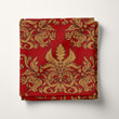 Load image into Gallery viewer, Victorian Fabric, Damask Material, Antique Textiles, Gold Baroque Design, Ornate Cloth, Vintage Fabric, Fabric By The Yard