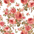 Load image into Gallery viewer, Farmhouse Fabric, Roses Material, Floral Textiles, French Country Design, Vintage Cloth, Cottage Pattern, Fabric By The Yard