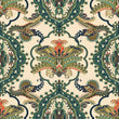 Load image into Gallery viewer, Victorian Fabric, Antique Material, Floral Textiles, Elegant Design, Vintage Fabric, Upholstery Material, Fabric by The Yard