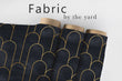 Load image into Gallery viewer, Art Deco Fabric, Victorian Material, Geometric Textiles, Elegant Design, Vintage Fabric, Upholstery Material, Fabric by The Yard
