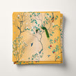 Load image into Gallery viewer, Chinoiserie Fabric, Victorian Material, Bird Textiles, Botanical Design, Peacock Cloth, Vintage Fabric, Floral Pattern, Fabric by the Yard