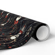 Load image into Gallery viewer, Victorian Gothic Christmas Wrapping Paper, Goth Gift Wrap, Holiday Wrapping Paper, Skeleton Wrapping Paper, Premium Gift Wrap