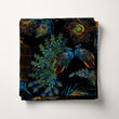 Load image into Gallery viewer, Chinoiserie Fabric, Victorian Material, Botanical Textiles, Peacock Design, Gothic Cloth, Fantasy Fabric, Moody Pattern, Fabric By The Yard