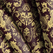 Load image into Gallery viewer, Victorian Fabric, Ornate Material, Dark Damask Design, Vintage Floral Pattern, Traditional Cloth, Elegant Textiles, Fabric By the Yard