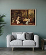 Load image into Gallery viewer, Printed Wall Art | Antique Oil Painting | Painting Print | Historical Painting | Victorian Wall Art | Victorian Ladies in Music Room