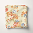 Load image into Gallery viewer, Victorian Fabric, Antique Material, Floral Textiles, Flower Garden Design, Vintage Fabric, Cottage Upholstery Material, Fabric by The Yard