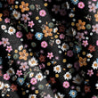 Load image into Gallery viewer, Victorian Fabric, Antique Material, Floral Textiles, Flower Garden Design, Vintage Fabric, Moody Upholstery Material, Fabric by The Yard